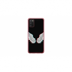 Husa personalizata tip carcasa HQPrint pentru Samsung Galaxy A03S, model Angel, multicolor, S1D1M0219