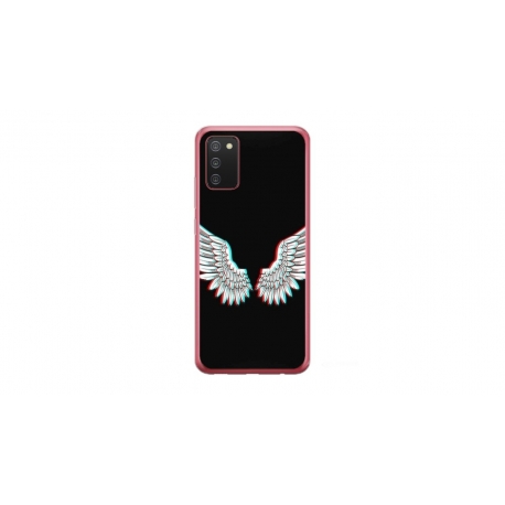 Husa personalizata tip carcasa HQPrint pentru Samsung Galaxy A03S, model Angel, multicolor, S1D1M0219