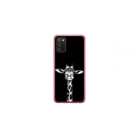 Husa personalizata tip carcasa HQPrint pentru Samsung Galaxy A03S, model Giraffe 3, multicolor, S1D1M0222