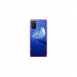 Husa personalizata tip carcasa HQPrint pentru Samsung Galaxy A03S, model Pana, multicolor, S1D1M0236