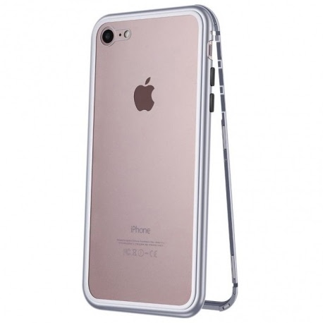 Husa APPLE iPhone 7 / 8 - 360 Grade Magnetic (Argintiu)