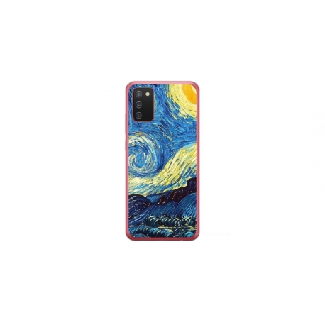 Husa personalizata tip carcasa HQPrint pentru Samsung Galaxy A03S, model Van Gogh, multicolor, S1D1M0238
