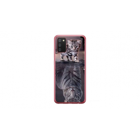 Husa personalizata tip carcasa HQPrint pentru Samsung Galaxy A03S, model Tiger, multicolor, S1D1M0242