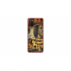 Husa personalizata tip carcasa HQPrint pentru Samsung Galaxy A03S, model No Money No Funny, multicolor, S1D1M0262