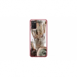 Husa personalizata tip carcasa HQPrint pentru Samsung Galaxy A03S, model Brush, multicolor, S1D1M0282