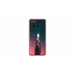 Husa personalizata tip carcasa HQPrint pentru Samsung Galaxy A03S, model Star stealing, multicolor, S1D1M0292