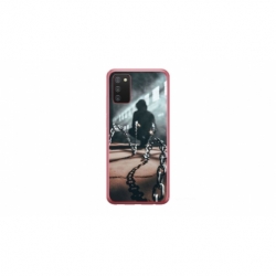 Husa personalizata tip carcasa HQPrint pentru Samsung Galaxy A03S, model Chain Man, multicolor, S1D1M0296
