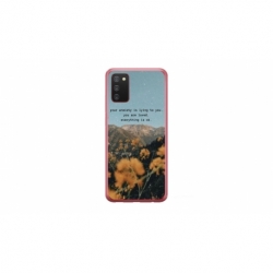 Husa personalizata tip carcasa HQPrint pentru Samsung Galaxy A03S, model Quote 1, multicolor, S1D1M0306