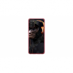 Husa personalizata tip carcasa HQPrint pentru Samsung Galaxy A03S, model Monkey, multicolor, S1D1M0319