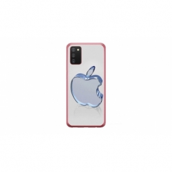 Husa personalizata tip carcasa HQPrint pentru Samsung Galaxy A03S, model Apple Logo, multicolor, S1D1M0323