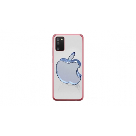 Husa personalizata tip carcasa HQPrint pentru Samsung Galaxy A03S, model Apple Logo, multicolor, S1D1M0323