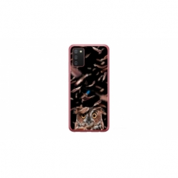 Husa personalizata tip carcasa HQPrint pentru Samsung Galaxy A03S, model Owl, multicolor, S1D1M0334