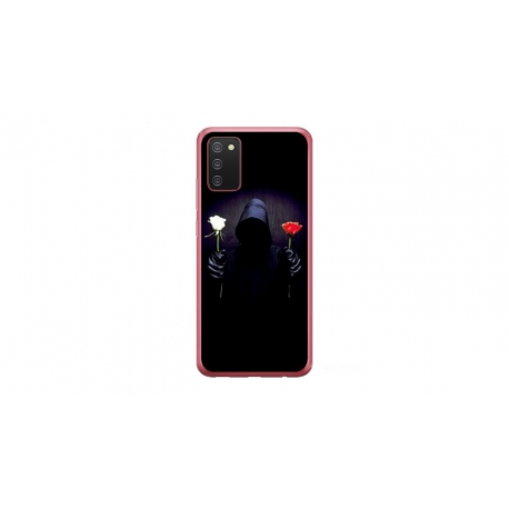 Husa personalizata tip carcasa HQPrint pentru Samsung Galaxy A03S, model Choose Rose, multicolor, S1D1M0343