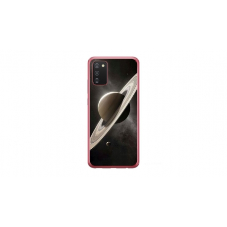 Husa personalizata tip carcasa HQPrint pentru Samsung Galaxy A03S, model Planet 2, multicolor, S1D1M0348