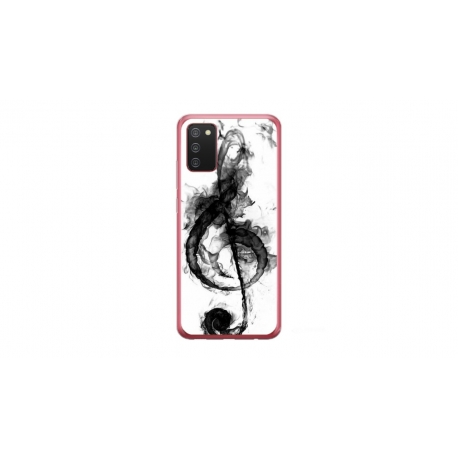 Husa personalizata tip carcasa HQPrint pentru Samsung Galaxy A03S, model Song Notes, multicolor, S1D1M0357
