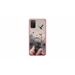 Husa personalizata tip carcasa HQPrint pentru Samsung Galaxy A03S, model Time Flies 2, multicolor, S1D1M0365