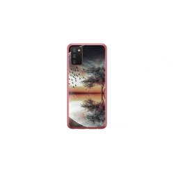 Husa personalizata tip carcasa HQPrint pentru Samsung Galaxy A03S, model Time Flies 3, multicolor, S1D1M0366