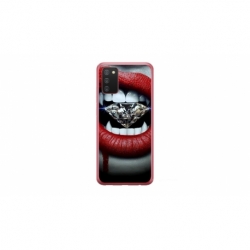 Husa personalizata tip carcasa HQPrint pentru Samsung Galaxy A03S, model Diamond Vampire, multicolor, S1D1M0370