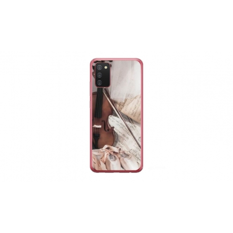 Husa personalizata tip carcasa HQPrint pentru Samsung Galaxy A03S, model Violon, multicolor, S1D1M0371