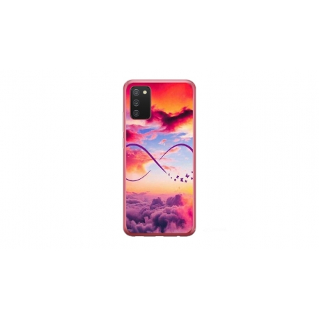 Husa personalizata tip carcasa HQPrint pentru Samsung Galaxy A03S, model Bright Infinity, multicolor, S1D1M0377