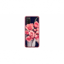 Husa personalizata tip carcasa HQPrint pentru Samsung Galaxy A03S, model Flowers 22, multicolor, S1D1M0379