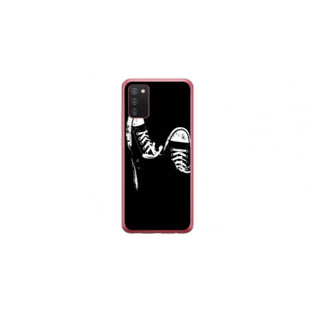 Husa personalizata tip carcasa HQPrint pentru Samsung Galaxy A03S, model Sneakers, multicolor, S1D1M0381