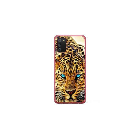 Husa personalizata tip carcasa HQPrint pentru Samsung Galaxy A03S, model Cheetah, multicolor, S1D1M0382