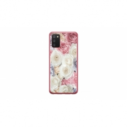 Husa personalizata tip carcasa HQPrint pentru Samsung Galaxy A03S, model Flowers 23, multicolor, S1D1M0385