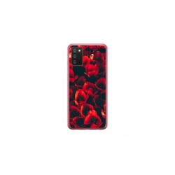 Husa personalizata tip carcasa HQPrint pentru Samsung Galaxy A03S, model Flowers 24, multicolor, S1D1M0386