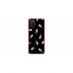 Husa personalizata tip carcasa HQPrint pentru Samsung Galaxy A03S, model OK Skelly, multicolor, S1D1M0388