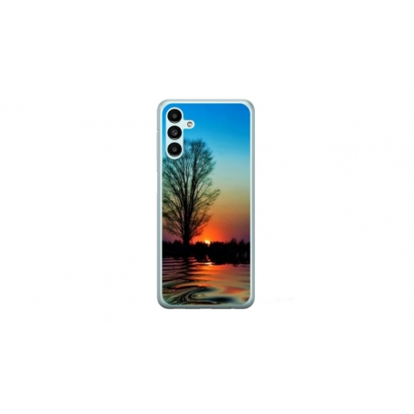Husa personalizata tip carcasa HQPrint pentru Samsung Galaxy A04S, model Apus, multicolor, S1D1M0006