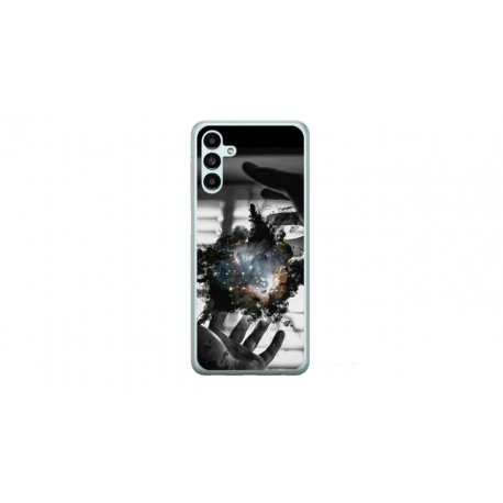 Husa personalizata tip carcasa HQPrint pentru Samsung Galaxy A04S, model Dark Magic, multicolor, S1D1M0020