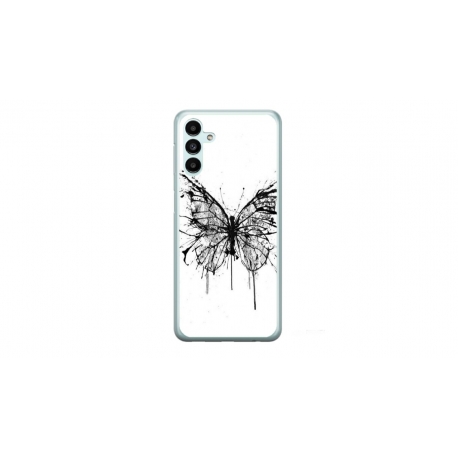 Husa personalizata tip carcasa HQPrint pentru Samsung Galaxy A04S, model Butterfly 3, multicolor, S1D1M0030