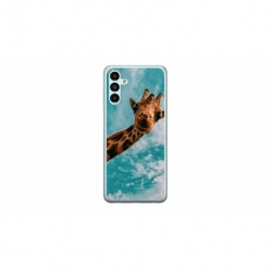 Husa personalizata tip carcasa HQPrint pentru Samsung Galaxy A04S, model Giraffe 2, multicolor, S1D1M0096