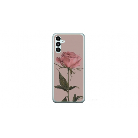 Husa personalizata tip carcasa HQPrint pentru Samsung Galaxy A04S, model Flowers 8, multicolor, S1D1M0141