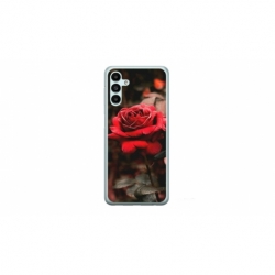 Husa personalizata tip carcasa HQPrint pentru Samsung Galaxy A04S, model Flowers 12, multicolor, S1D1M0160