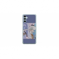 Husa personalizata tip carcasa HQPrint pentru Samsung Galaxy A04S, model Squidward 1, multicolor, S1D1M0161