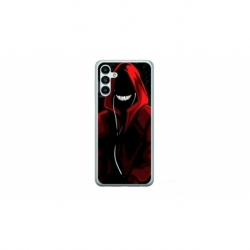 Husa personalizata tip carcasa HQPrint pentru Samsung Galaxy A04S, model Evil Hoodie Man, multicolor, S1D1M0197