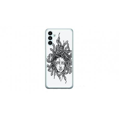 Husa personalizata tip carcasa HQPrint pentru Samsung Galaxy A04S, model Medusa 2, multicolor, S1D1M0230