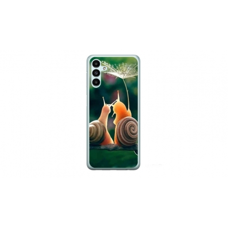Husa personalizata tip carcasa HQPrint pentru Samsung Galaxy A04S, model Snail, multicolor, S1D1M0231