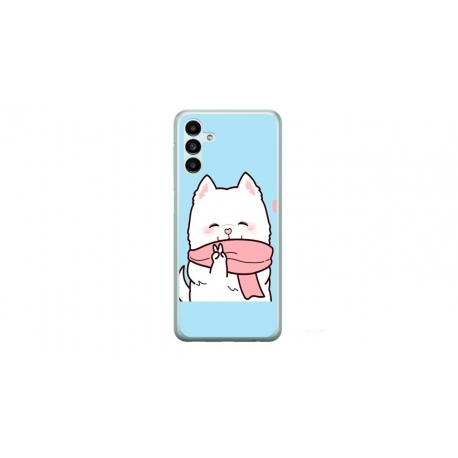 Husa personalizata tip carcasa HQPrint pentru Samsung Galaxy A04S, model Cute Puppy, multicolor, S1D1M0232