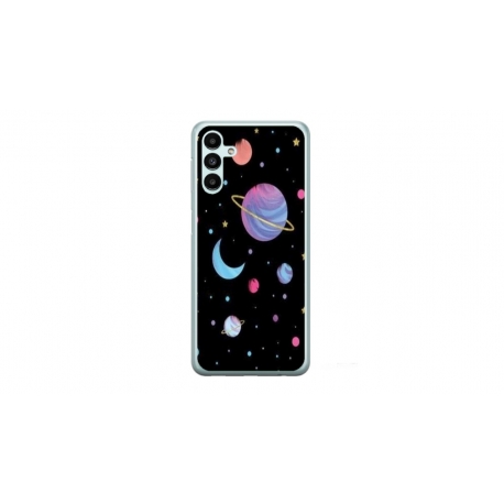 Husa personalizata tip carcasa HQPrint pentru Samsung Galaxy A04S, model Colorful 6, multicolor, S1D1M0311