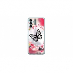 Husa personalizata tip carcasa HQPrint pentru Samsung Galaxy A04S, model Butterfly 8, multicolor, S1D1M0380