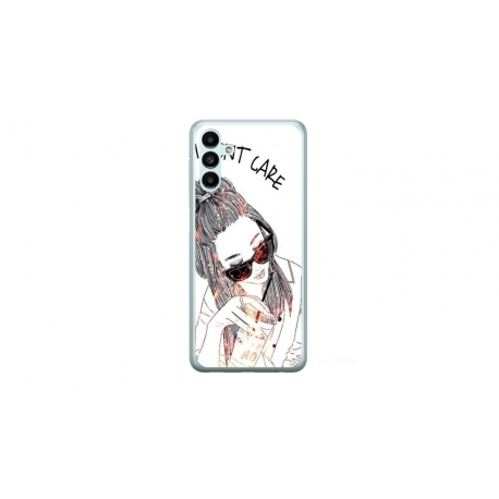 Husa personalizata tip carcasa HQPrint pentru Samsung Galaxy A05s, model I dont care, multicolor, S1D1M0320