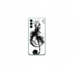 Husa personalizata tip carcasa HQPrint pentru Samsung Galaxy A05s, model Song Notes, multicolor, S1D1M0357