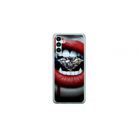 Husa personalizata tip carcasa HQPrint pentru Samsung Galaxy A05s, model Diamond Vampire, multicolor, S1D1M0370