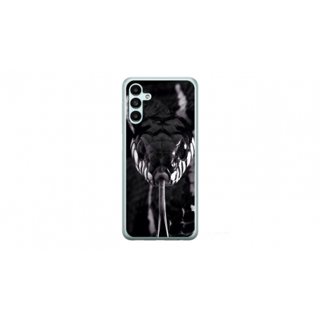 Husa personalizata tip carcasa HQPrint pentru Samsung Galaxy A05s, model Snake, multicolor, S1D1M0378