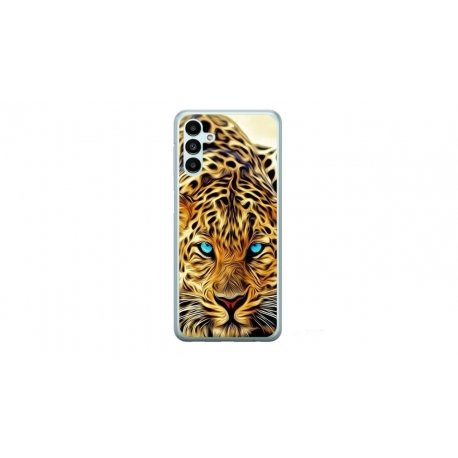 Husa personalizata tip carcasa HQPrint pentru Samsung Galaxy A05s, model Cheetah, multicolor, S1D1M0382
