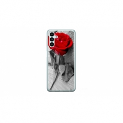 Husa personalizata tip carcasa HQPrint pentru Samsung Galaxy A05s, model Rose, multicolor, S1D1M0384