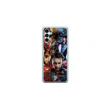 Husa personalizata tip carcasa HQPrint pentru Samsung Galaxy A14, model Avengers Endgame, multicolor, S1D1M0009